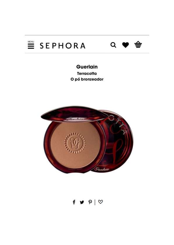 Producto Bronzer Terracota Guerlain