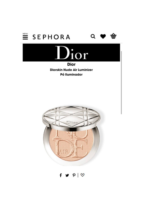 Social Diorskin nude air iluminador 