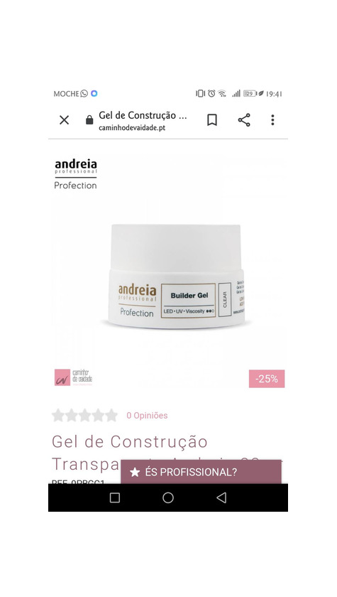 Producto Gel Andreia 