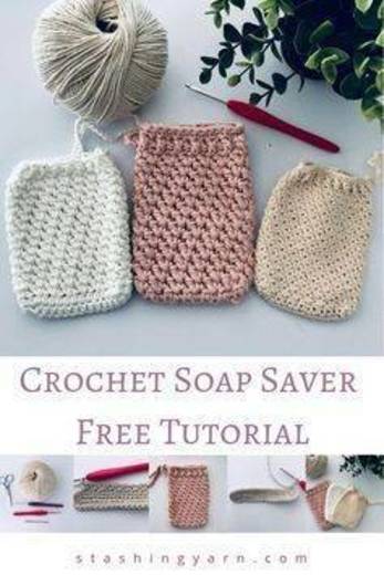 Crochet soap saver 