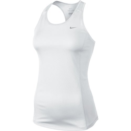 Place Camiseta Nike Racer Tank para mujer - X-Large - Blanco