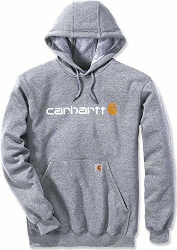 Producto Carhartt Mens Stretchable Signature Logo Hooded Sweatshirt Top