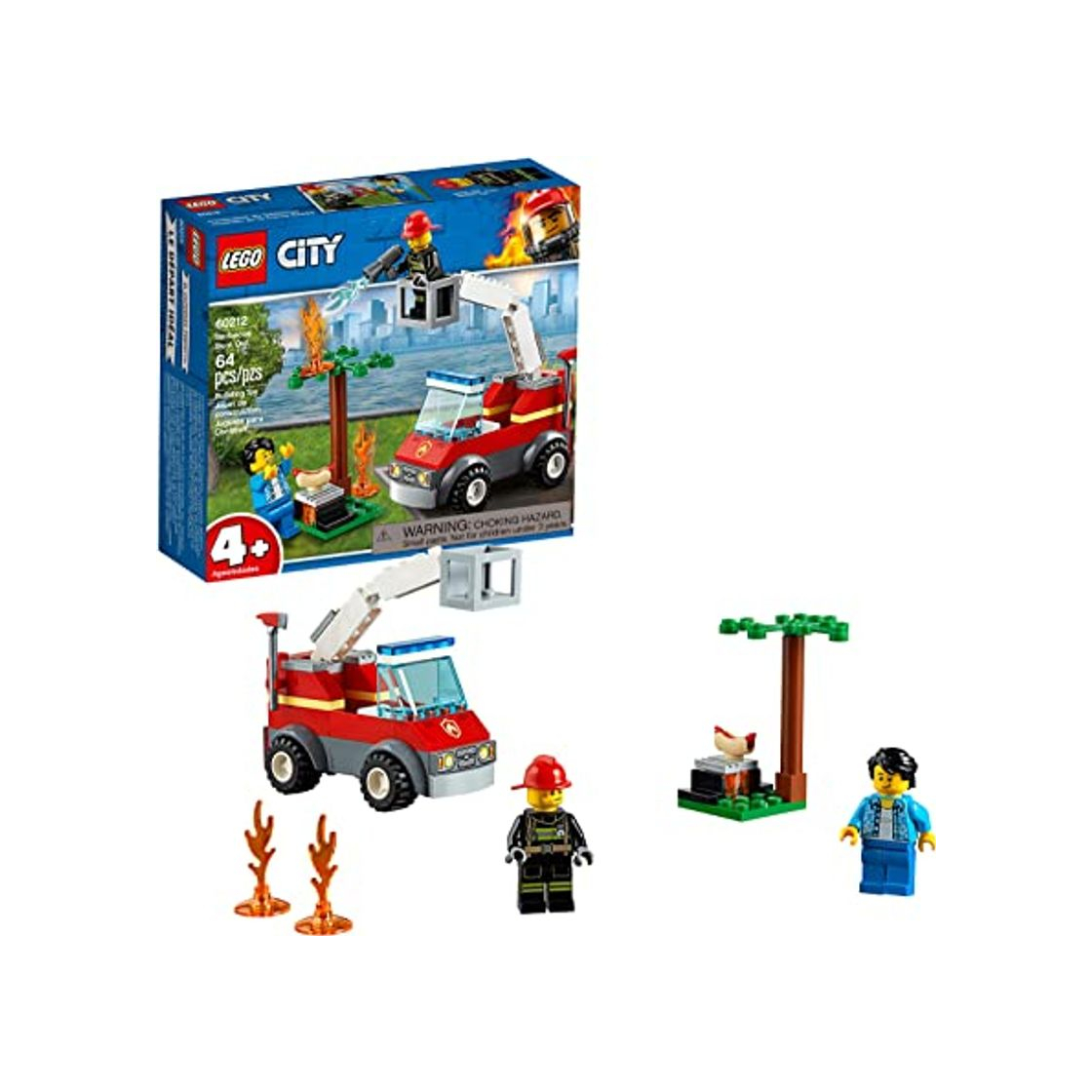 LEGO City Extinção de fogo no churrasco