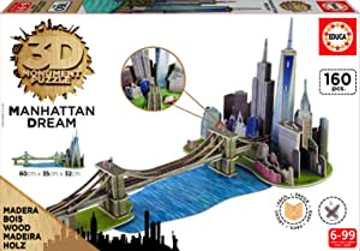 Productos Puzzle Educa 3D Monuments Manhattan Dreams