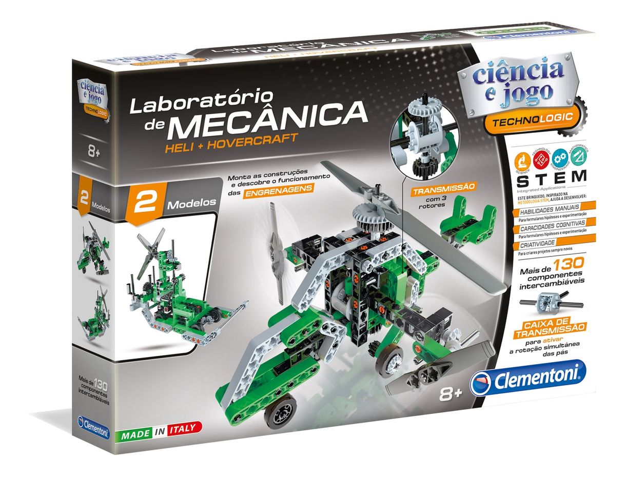 Productos Clementoni Laboratório de Mecânica Heli & Hovercraft 