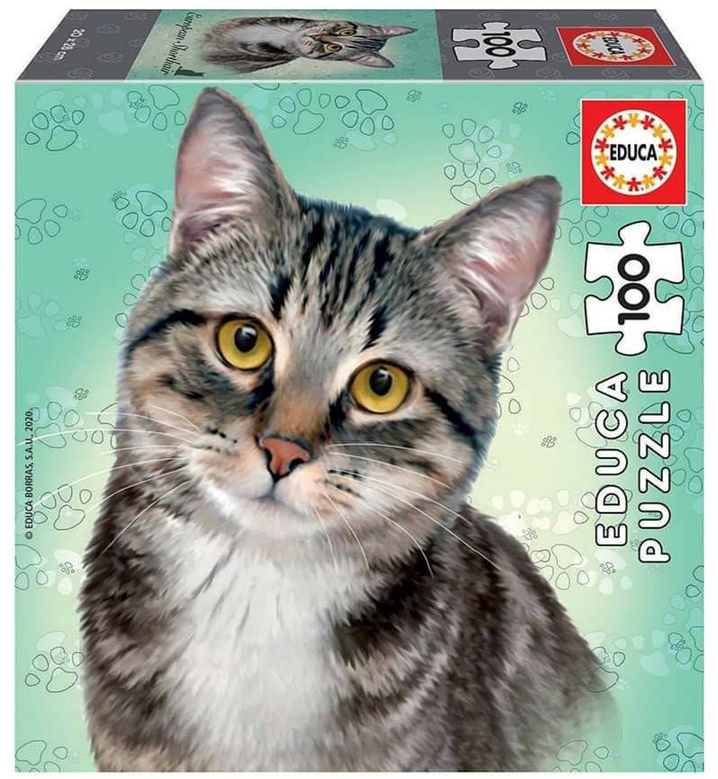 Product Puzzle Educa 100 Gato Europeu