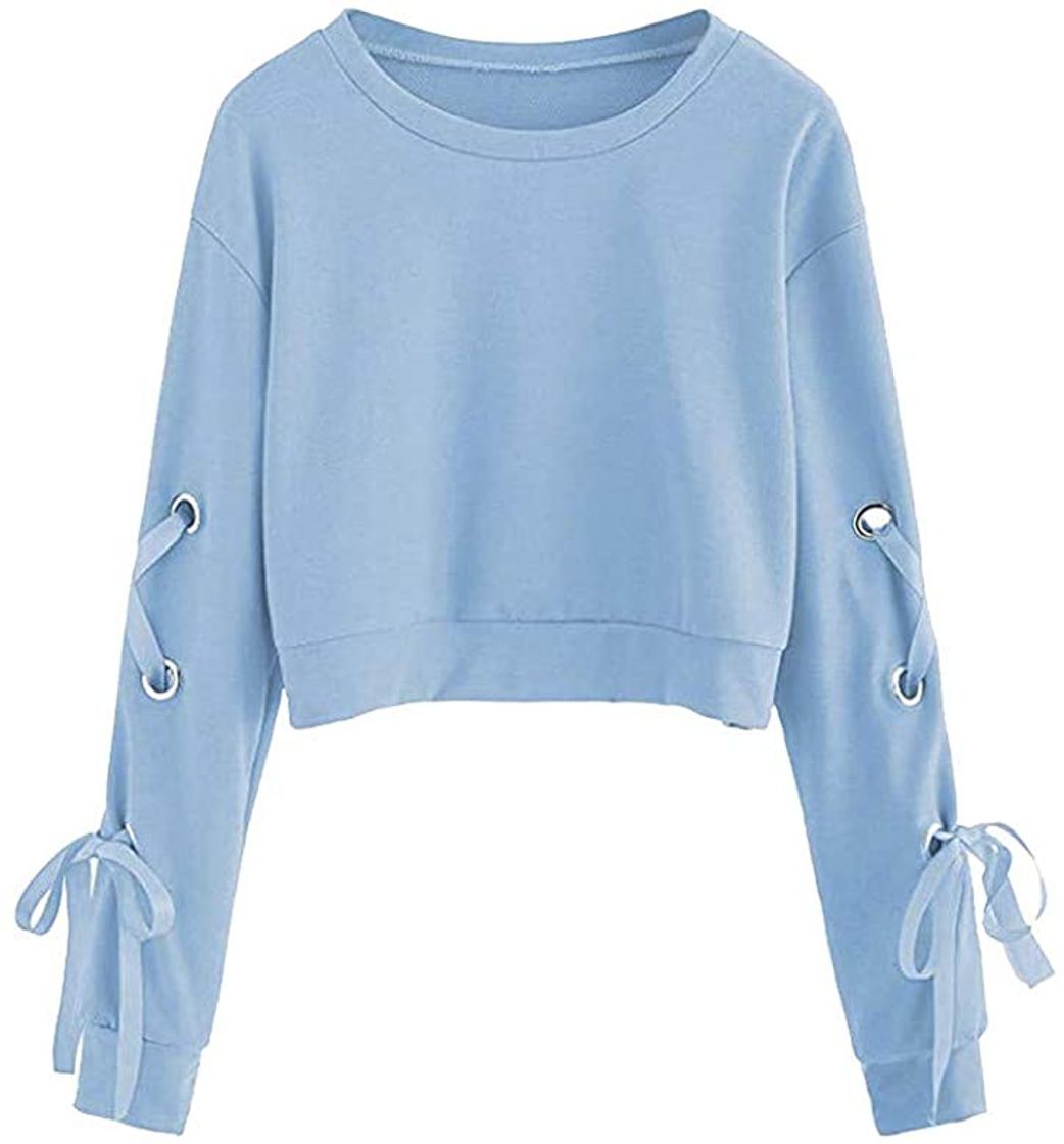 Social Sudaderas Sin Capucha Corta Tumblr Deporte Primavera Invierno para Mujer