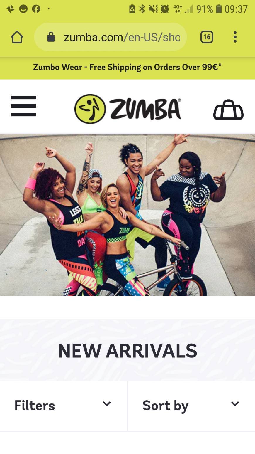 Products Nova coleção Zumba! Pedal to metal 😎