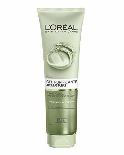 Belleza L'Oréal Paris Gel Limpiador Purificante Arcillas Puras Verde