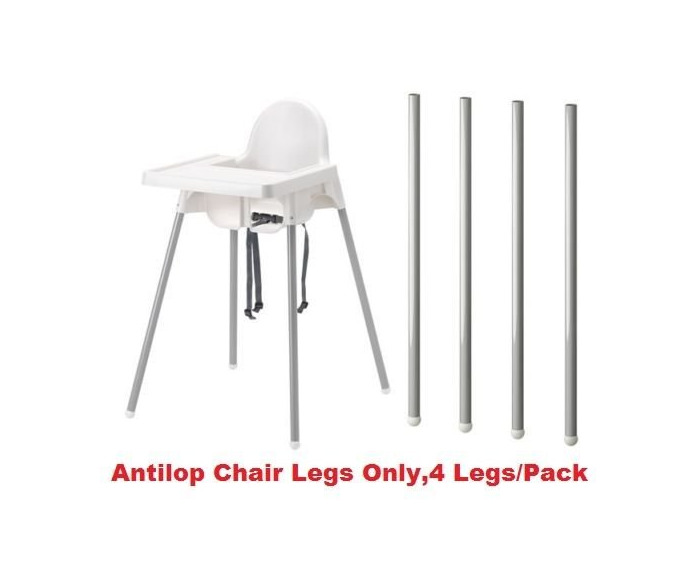 Product Neuf Ikea Antilop Chaise haute Pieds seulement, 4 pieds/Lot, pieds de chaise haute