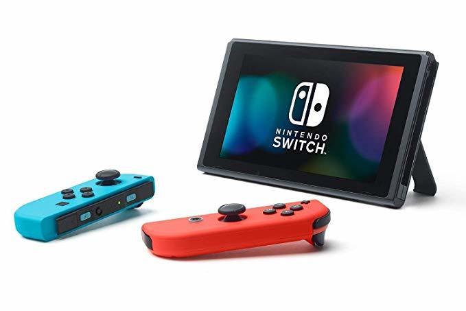 Social Nintendo Switch - Consola Azul Neón / Rojo Neón