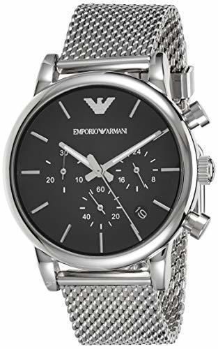 Emporio Armani Reloj para Hombre de Cuarzo con Correa en Acero Inoxidable