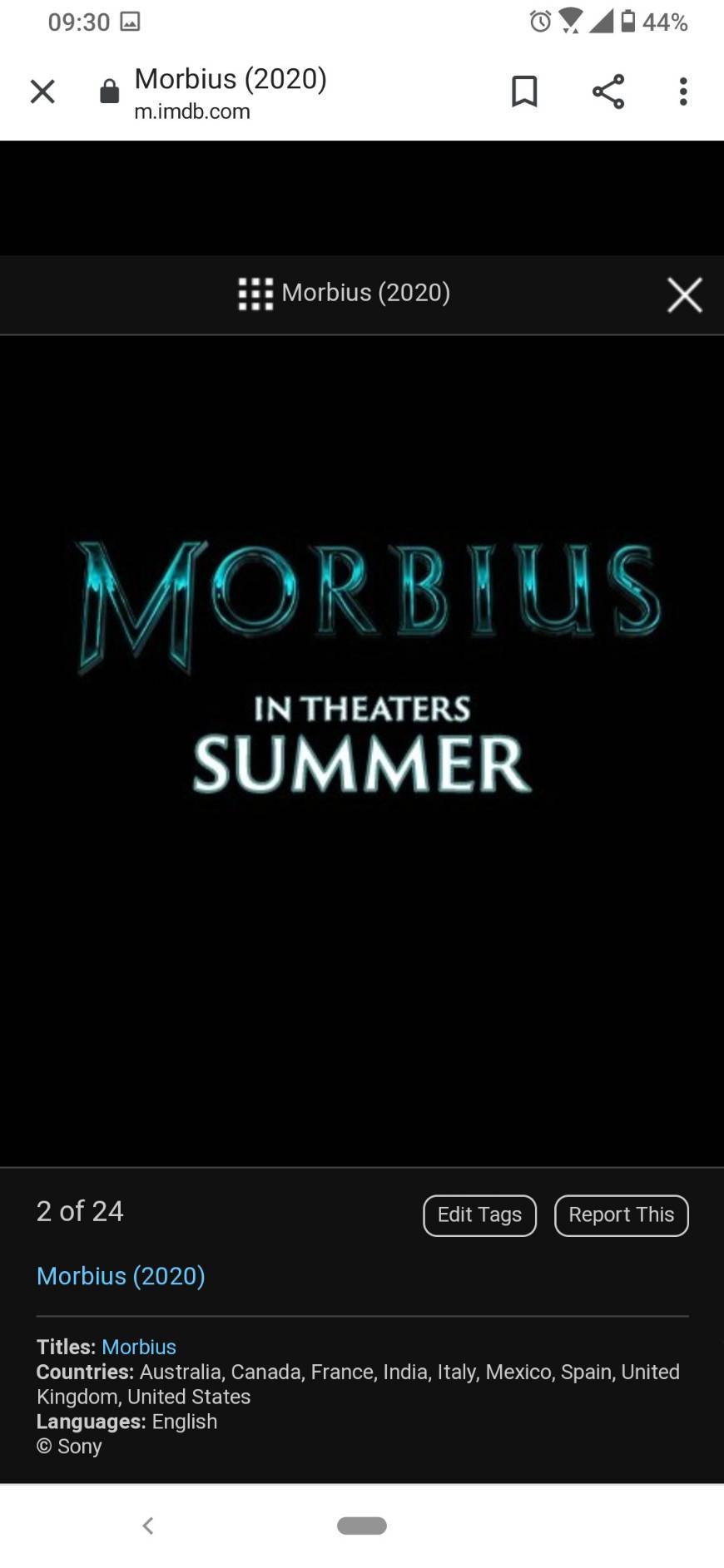 Movies Morbius (2020) - IMDb