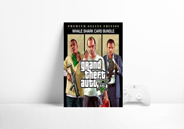 Videogame GTAV, Starter Pack and Whale Shark Card Bundle