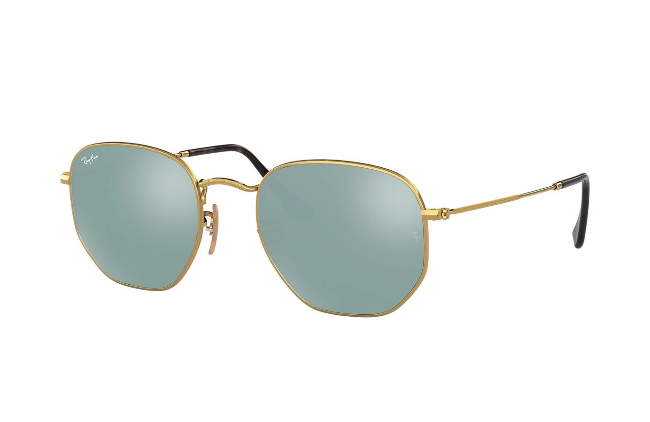 Moda Óculos de Sol Ray Ban Hexagonal Flat Lenses