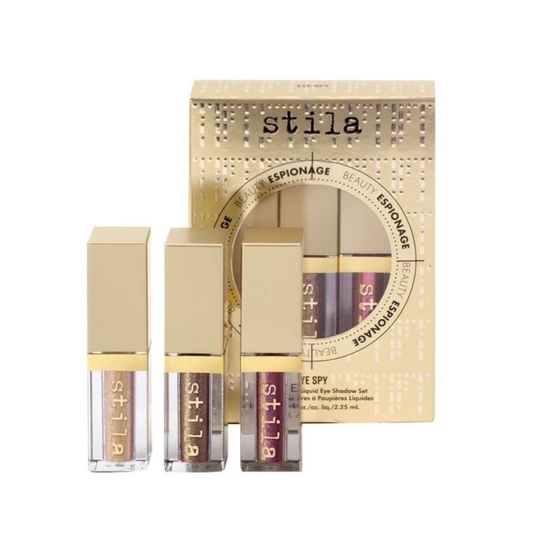 Fashion Stila Eye-Spy Glitter and Glow Liquid Eye Shadow Set 