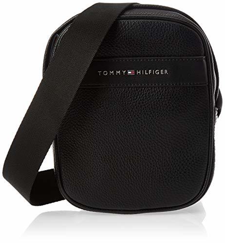 Social Tommy Hilfiger - Th Business Mini Reporter, Carteras Hombre, Negro