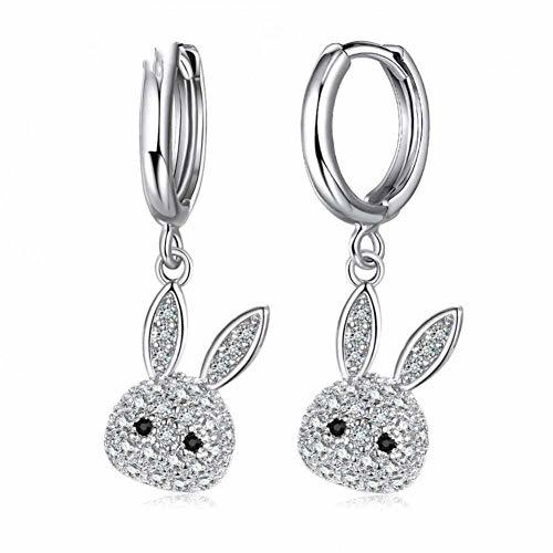 Product NGLSZSG Pendientes 925 brincos de argola de Prata esterlina Strass Completo CZ