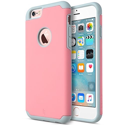 Electrónica ULAK iPhone 6 Carcasa, iPhone 6S Case Funda Doble Capa hñbrida Delgado