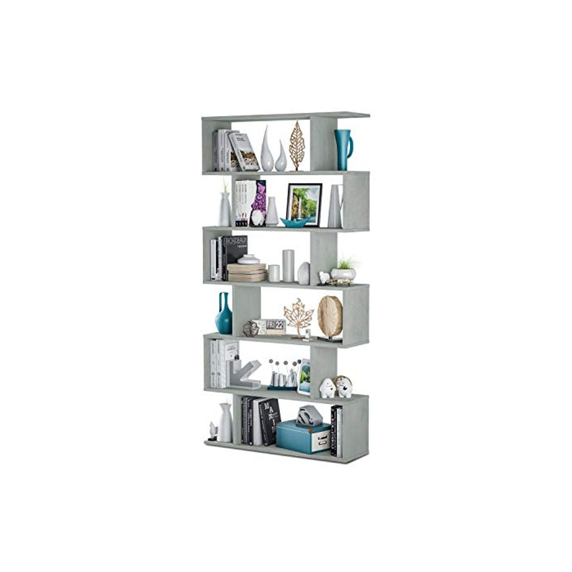 Producto Habitdesign 301011L - Estanteria Athena Alta, libreria Abierta Salon, 80 x 25