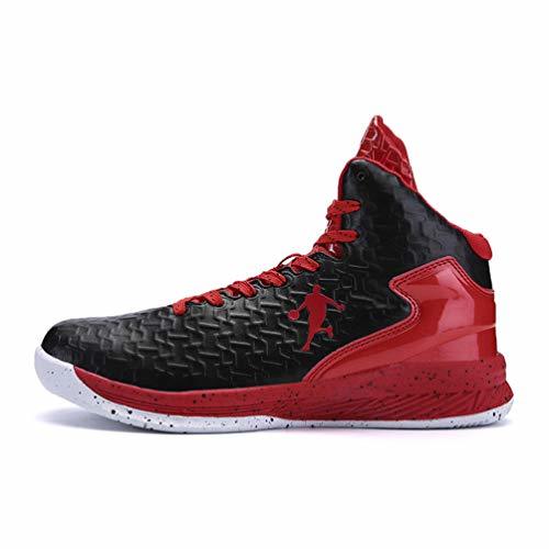 Social Los Hombres de Baloncesto Zapatos de Alta Tapa amortiguación de la luz