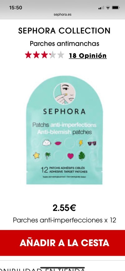 Product Parches antimanchas • SEPHORA COLLECTION ≡ SEPHORA