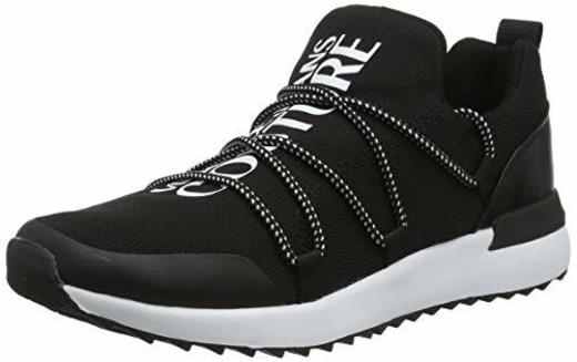 Versace Jeans Couture Shoes, Zapatillas de Gimnasia para Hombre, Negro