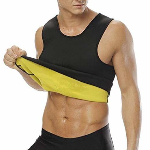 NOVECASA Chaleco Sauna Hombre Neopreno Camiseta sin Mangas Sudoración Tank Top Body