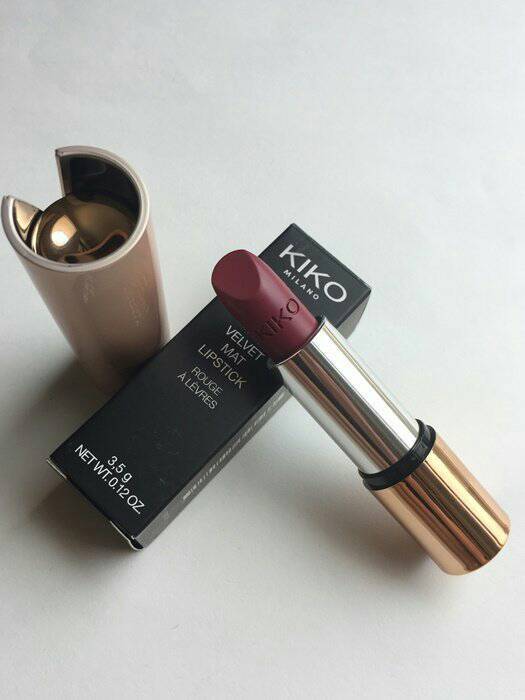 Producto Kiko Milano Velvet-Matt Satin Dark Berry 614