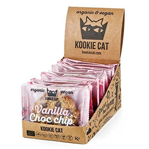 Kookie Cat – Vanilla & Choco Drops Cookie 12 x 50 g