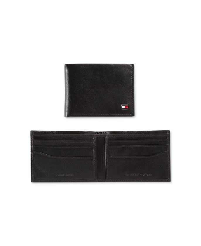 Fashion Tommy Hilfiger Men's Leather Slim Billfold Wallet