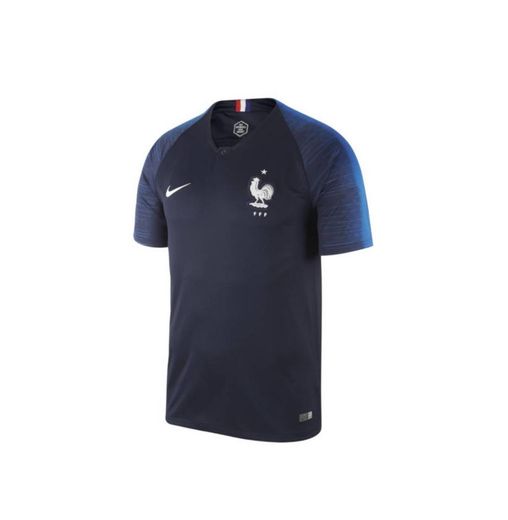 T-shirt de homem 1.º equipamento FFF França 2018 Breathe Sta