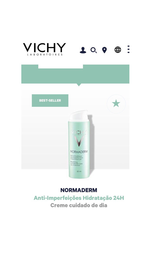 Productos Vichy Normaderm Anti-Imperfeições 24H Hidratação 