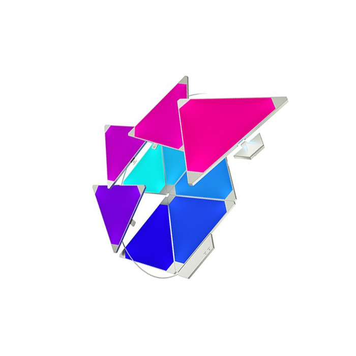 Social Nanoleaf paneles luminosos Rhythm Kit de inicio – 9 x luces LED modulares inteligentes