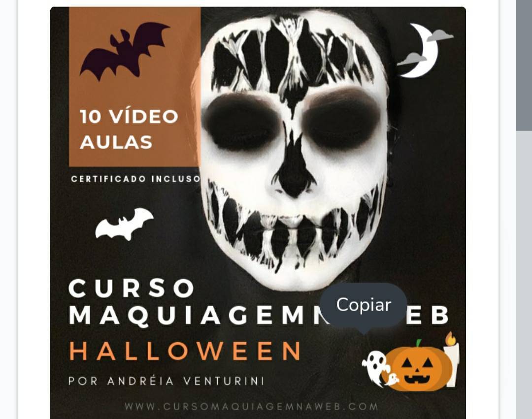 Fashion Curso de maquiagem halloween