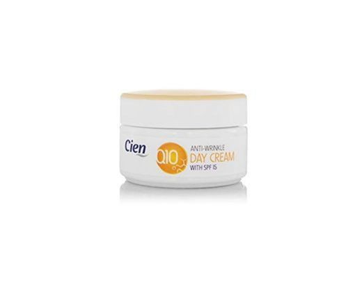 Crema Cien Q10 Antiarrugas con Vitamina E y Filtro UV 50 ml