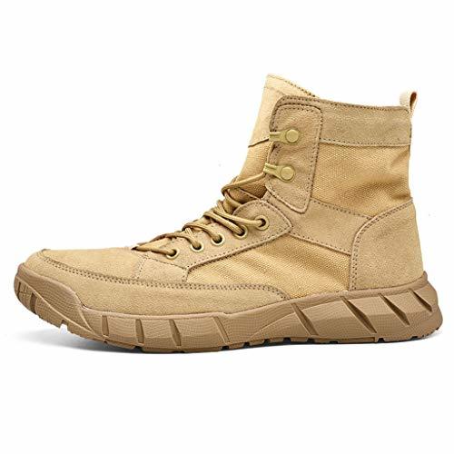 Products VAN+ Los Hombres Tactical Boots Comando de Combate Botas de Cuero Antideslizante