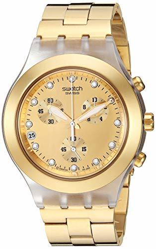 Fashion Swatch Core Collection Full-Blooded SVCK4032G - Reloj Unisex de Cuarzo, Correa de