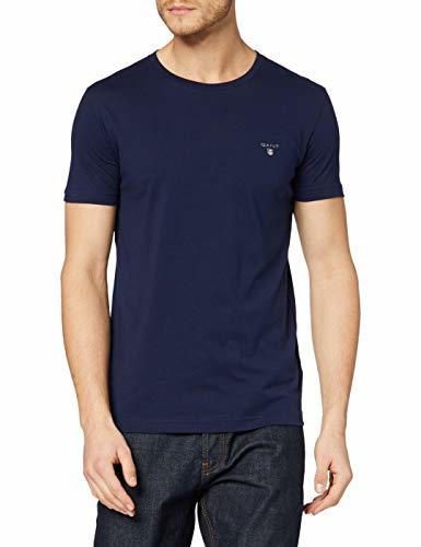 Gant The Original Slim T-Shirt Camiseta, Azul