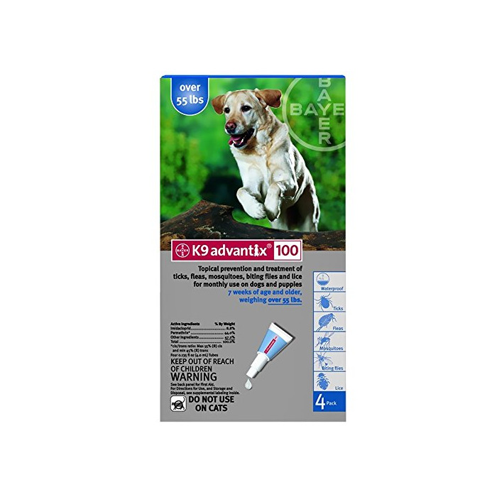 Product K9 Advantix Flea Control for Dogs Over 55 Pounds