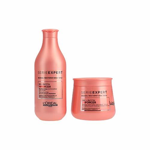 Beauty L 'Oreal Serie Expert inforcer Champú 300 ml y Masque 250 ml