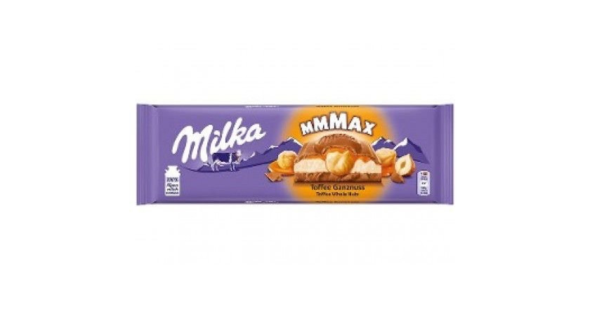 Products Milka caramelo e avelã 