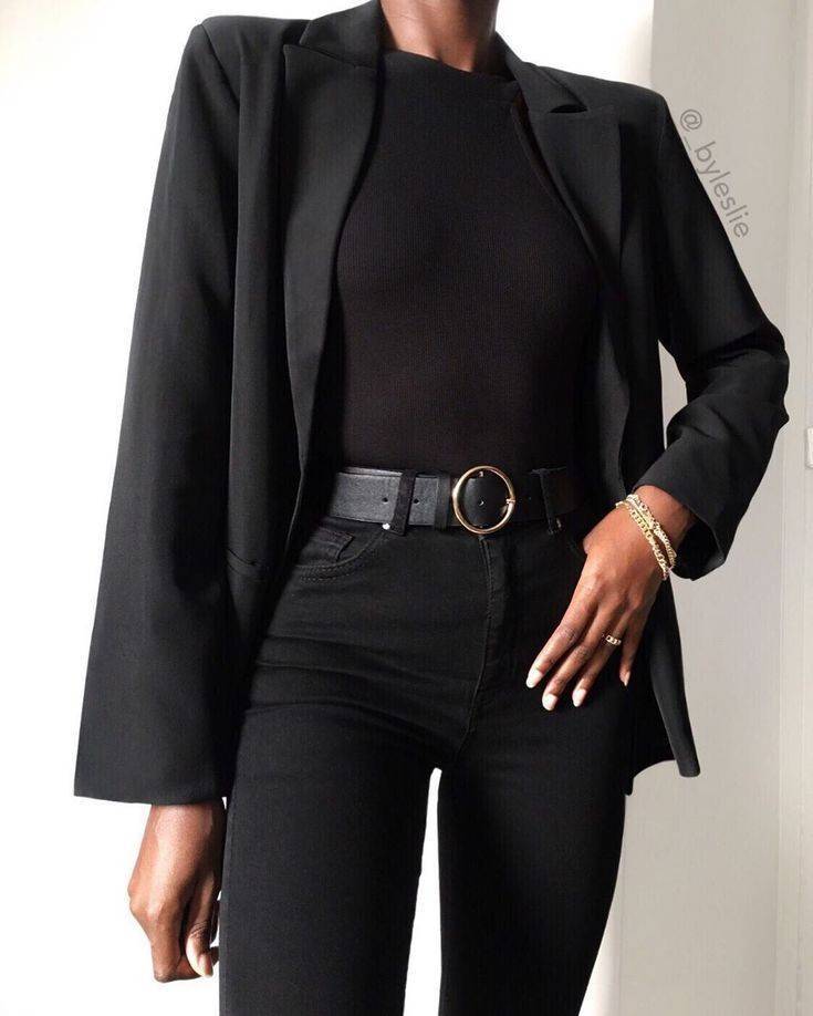 All black