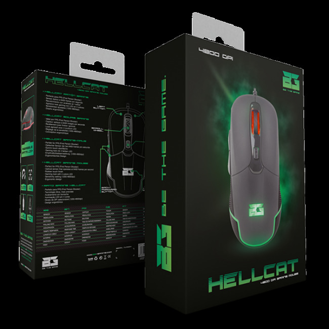 Producto Rato BG Gaming Hellcat 4800DPI