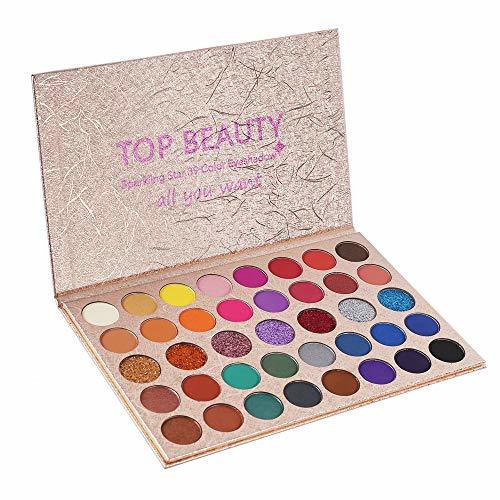 Social Paleta de maquillaje de sombra de ojos de 39 colores Paleta altamente