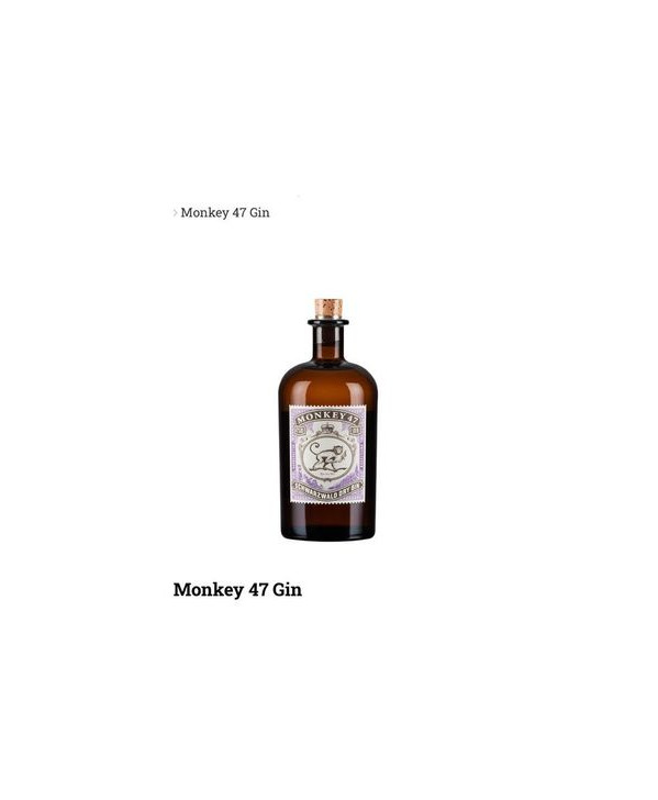 Productos Monkey 47 gin