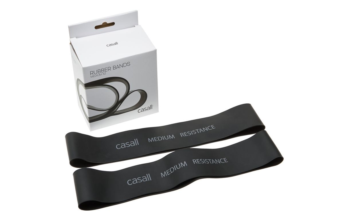 Moda Rubber band medium 2pcs - Black - Rubberbands - Casall