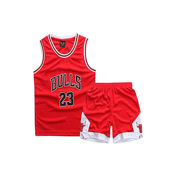 Social Sokaly Niños Chicago Bulls Jorden # 23 Curry#30 James#23 Conjunto de Camiseta