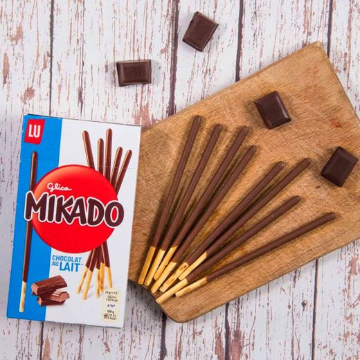 Bolachas de Chocolate Preto Mikado LU