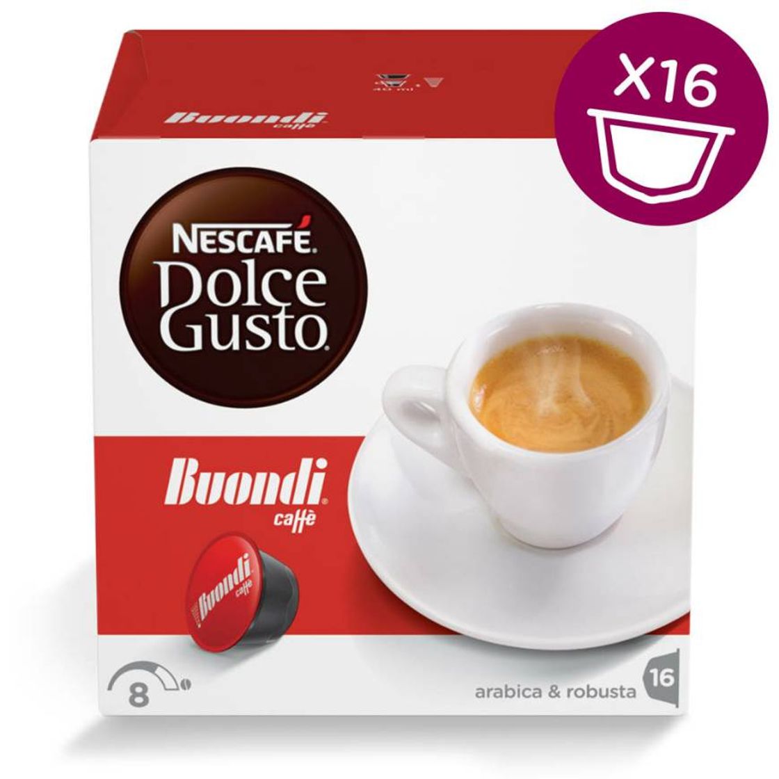 Producto Café buondi dolce gusto